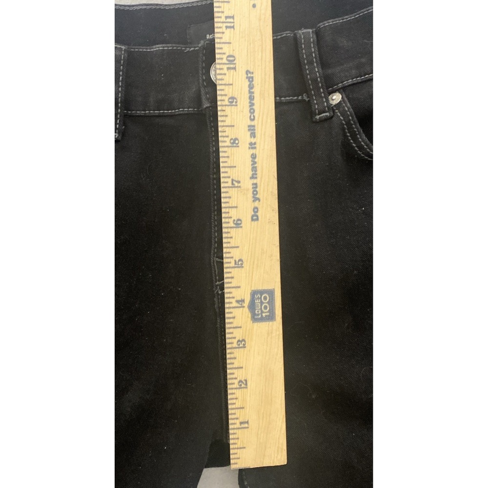 True Religion Ricky Relaxed Straight Flap Shorts Black Cotton Blend Men's 30 - Picture 9 of 13